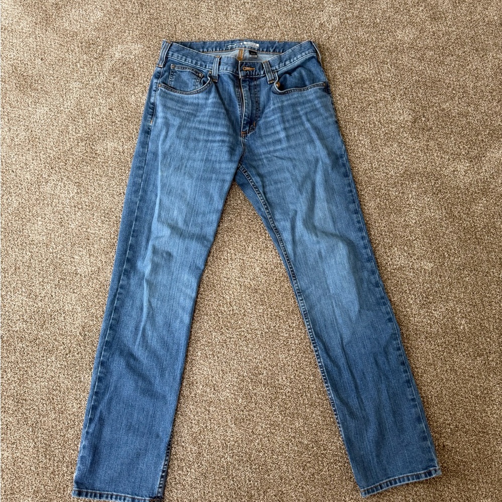 Carhartt Men's Straight Blue Jeans